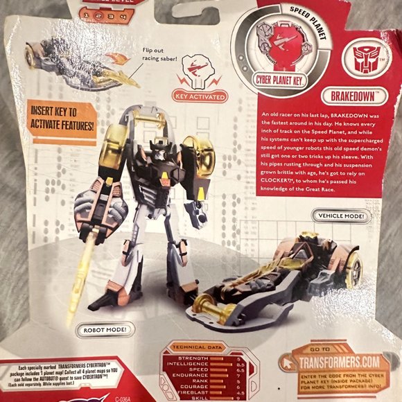 SUPERB COMPLETE 2005 Transformers Cybertron BRAKEDOWN Scout Key Instructions-NIB - Picture 2 of 7